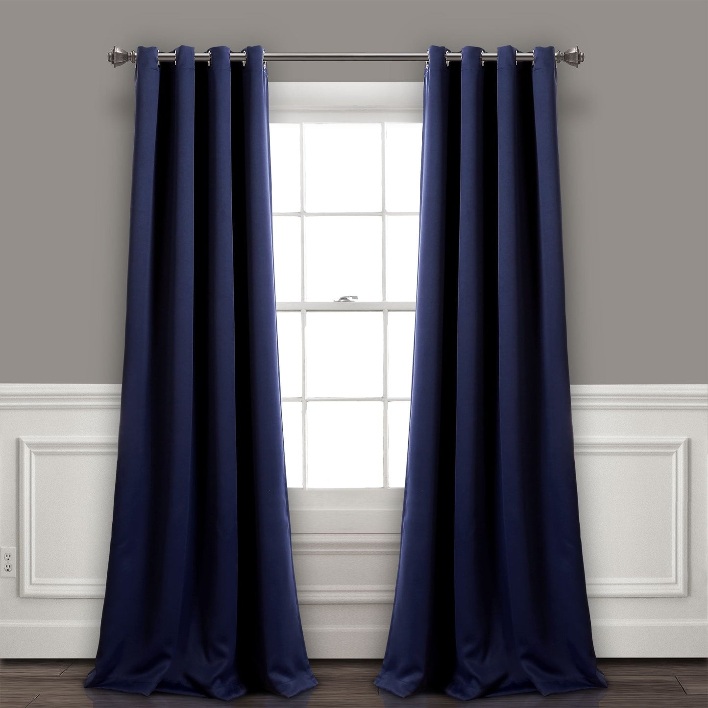 Lush Decor Insulated Grommet Blackout Curtain Panel Pair