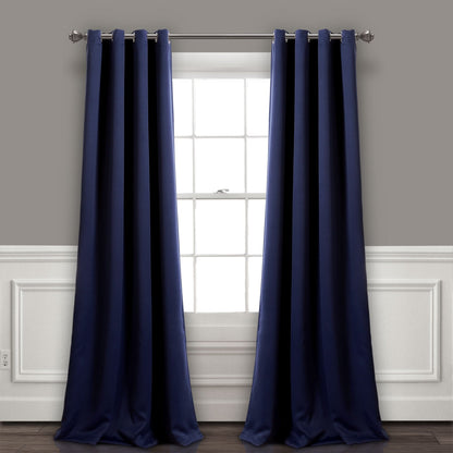 Lush Decor Insulated Grommet Blackout Curtain Panel Pair