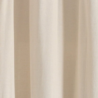 Lush Decor Linen Button Single Panel Window Curtain