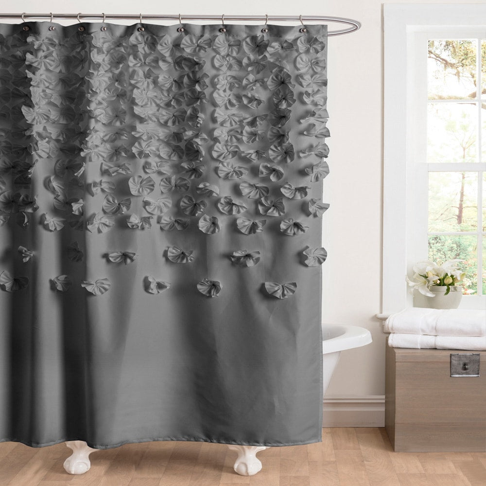 The Gray Barn Dogwood Ivory Shower Curtain