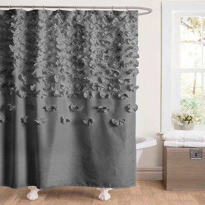 The Gray Barn Dogwood Ivory Shower Curtain
