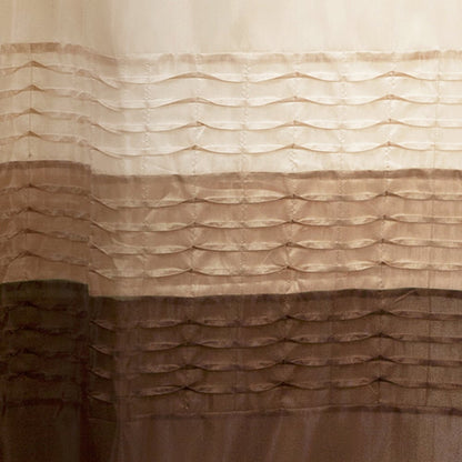 Copper Grove Wareham Wheat/ Taupe/ Chocolate Shower Curtain