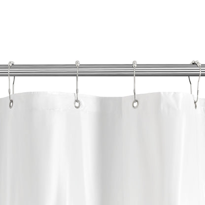 Lush Decor Peva Frosted Mildew Resistant Shower Curtain Liner With Grommets White Single