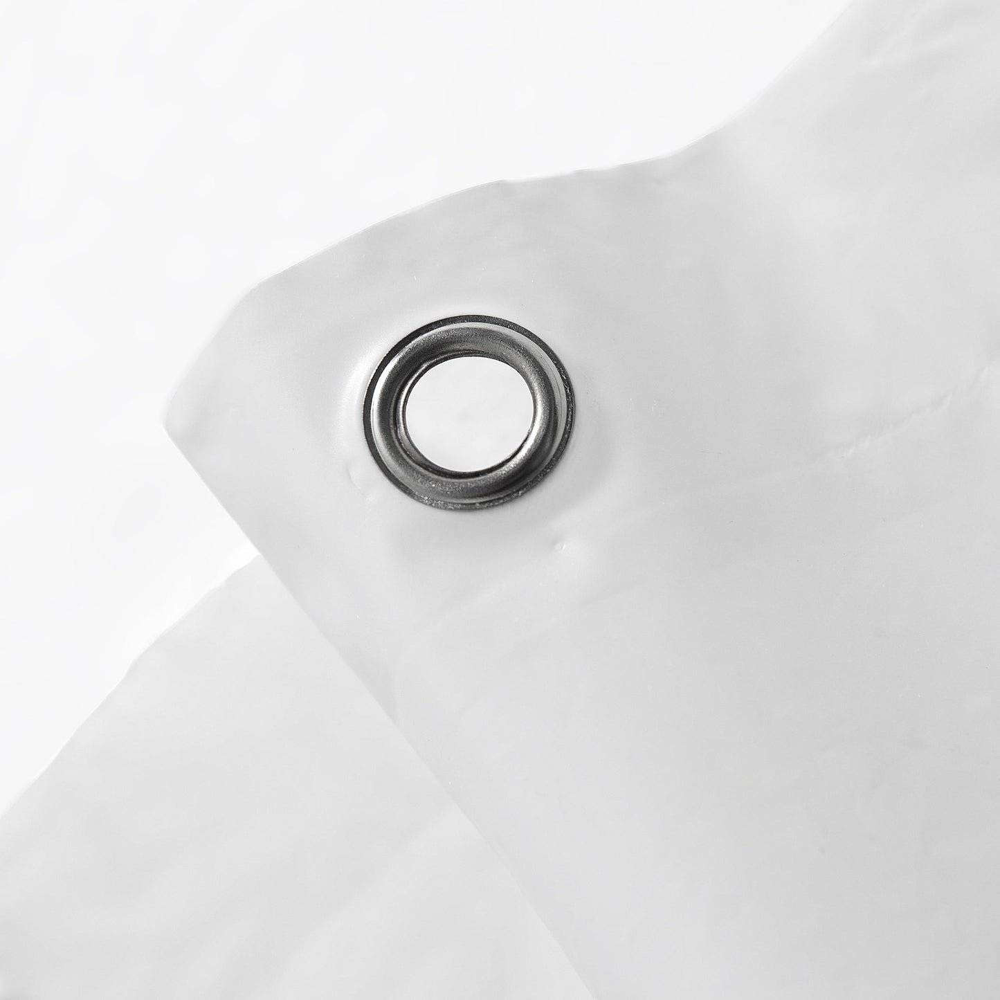 Lush Decor Peva Frosted Mildew Resistant Shower Curtain Liner With Grommets White Single