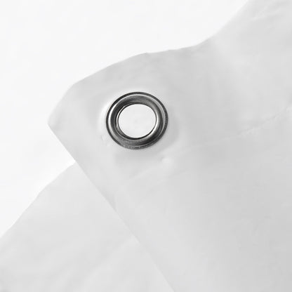 Lush Decor Peva Frosted Mildew Resistant Shower Curtain Liner With Grommets White Single