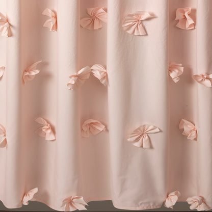 Silver Orchid Sterling Polyester Shower Curtain