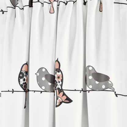 Lush Decor Rowley Birds Room Darkening Curtain Panel Pair