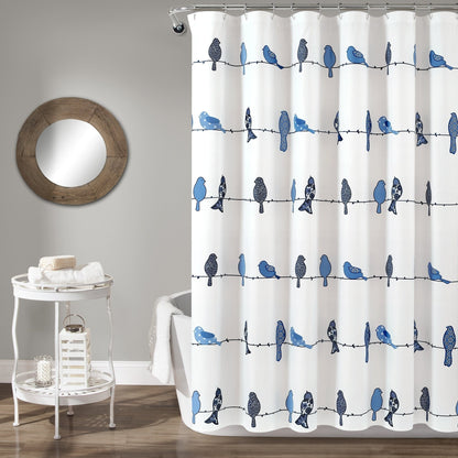 Lush Decor Rowley Birds Shower Curtain