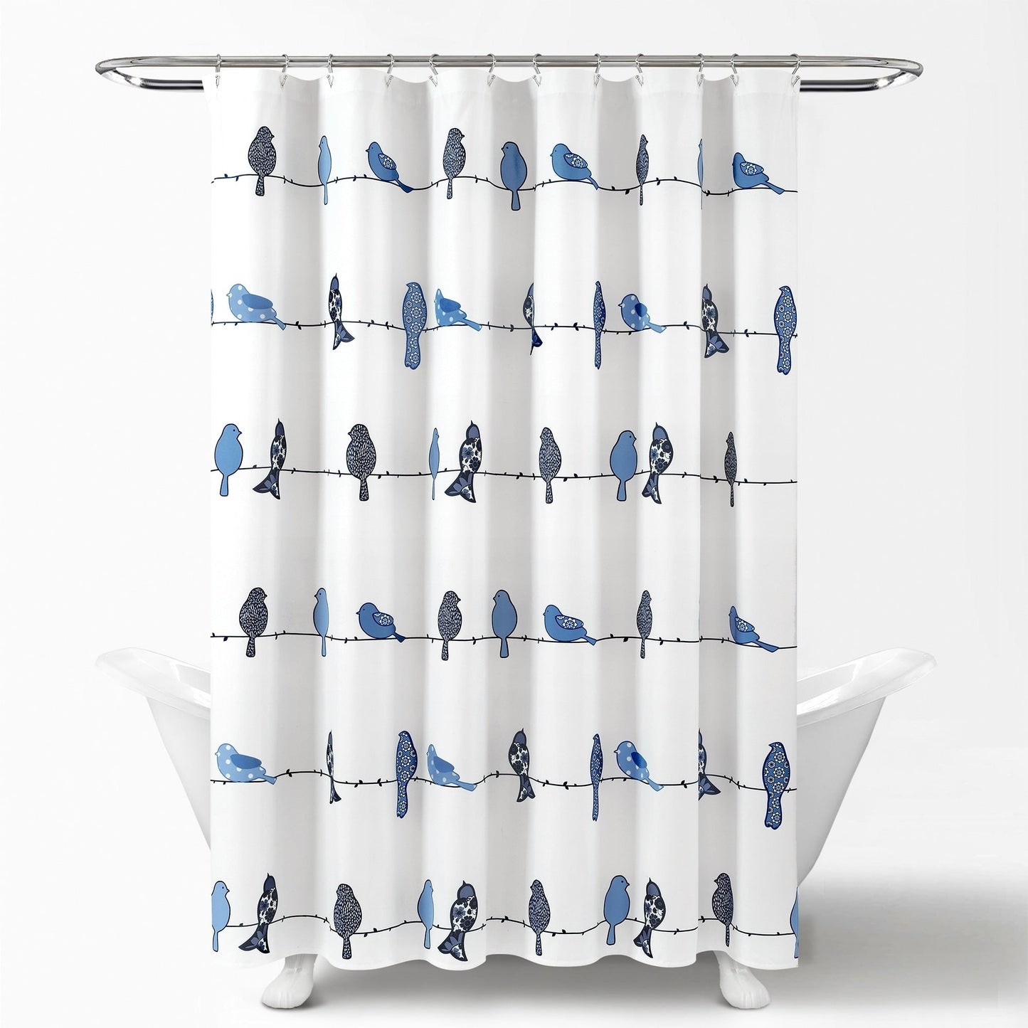 Lush Decor Rowley Birds Shower Curtain