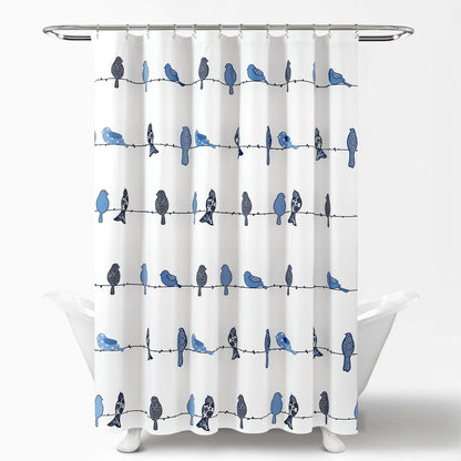 Lush Decor Rowley Birds Shower Curtain