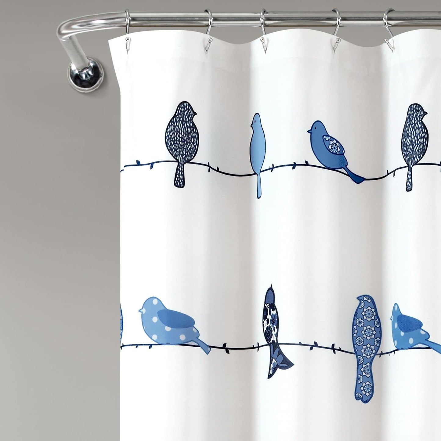 Lush Decor Rowley Birds Shower Curtain