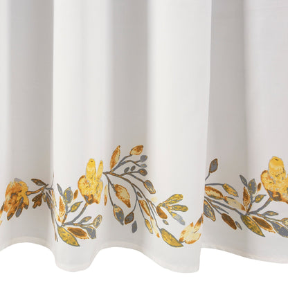 Porch & Den Elcaro Floral Pattern Shower Curtain