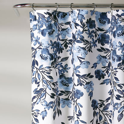Porch & Den Elcaro Floral Pattern Shower Curtain