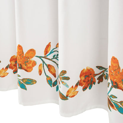 Porch & Den Elcaro Floral Pattern Shower Curtain