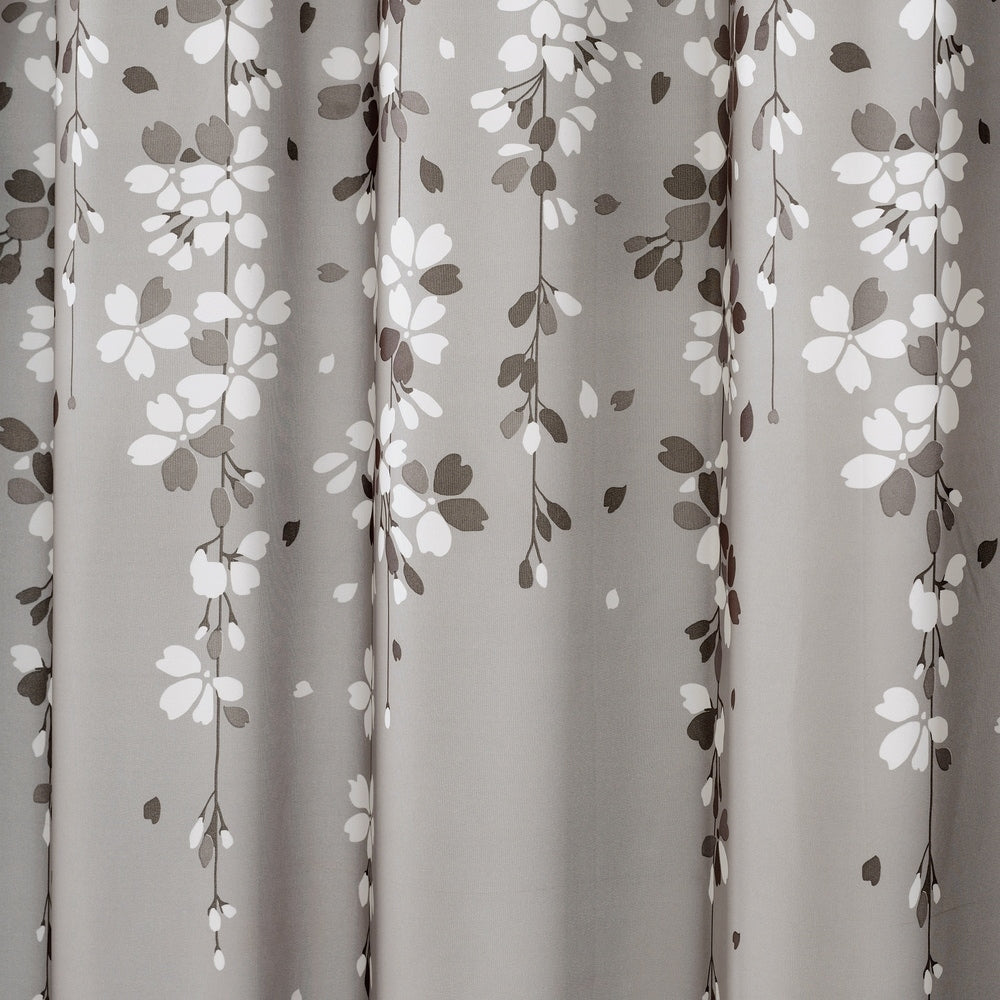 Lush Decor Weeping Flower Shower Curtain