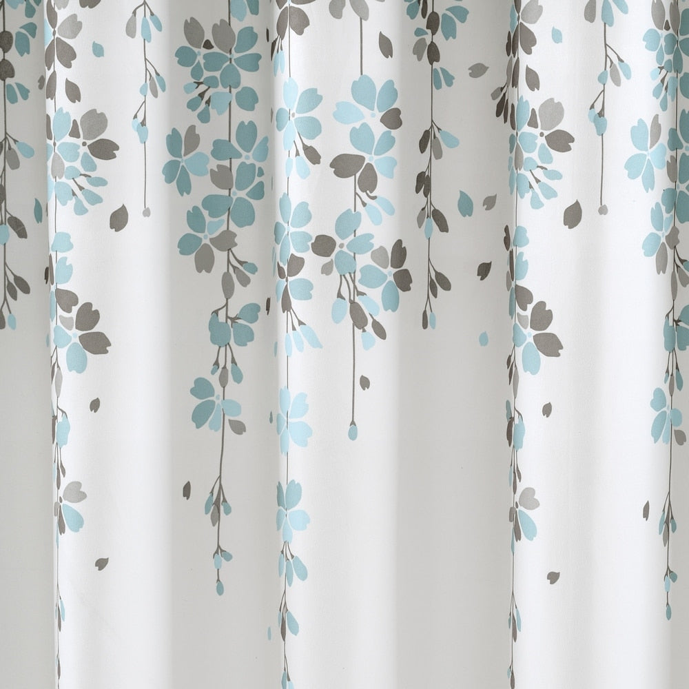 Lush Decor Weeping Flower Shower Curtain