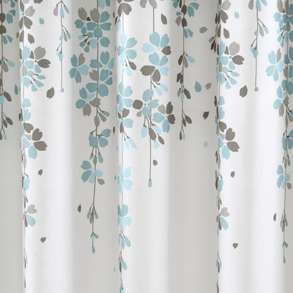 Lush Decor Weeping Flower Shower Curtain