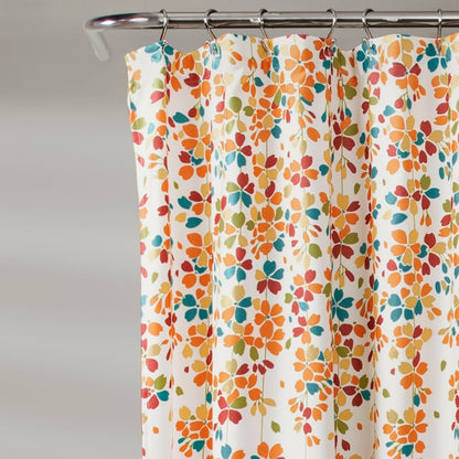 Lush Decor Weeping Flower Shower Curtain