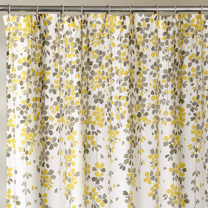 Lush Decor Weeping Flower Shower Curtain
