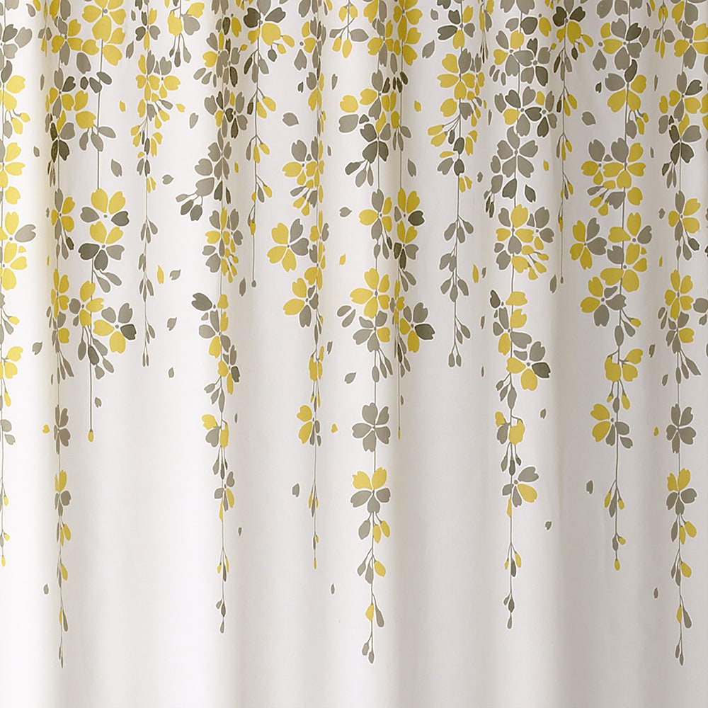 Lush Decor Weeping Flower Shower Curtain