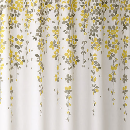 Lush Decor Weeping Flower Shower Curtain