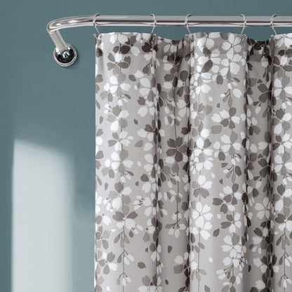 Lush Decor Weeping Flower Shower Curtain