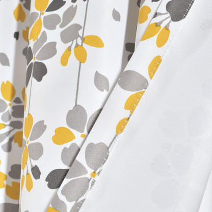 Lush Decor Weeping Flowers Room Darkening Curtain Panel Pair