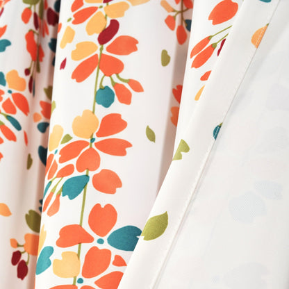 Lush Decor Weeping Flowers Room Darkening Curtain Panel Pair