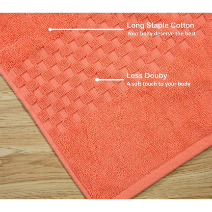 Luxurious Absorbent 650 GSM Combed Cotton 6-piece Towel Set