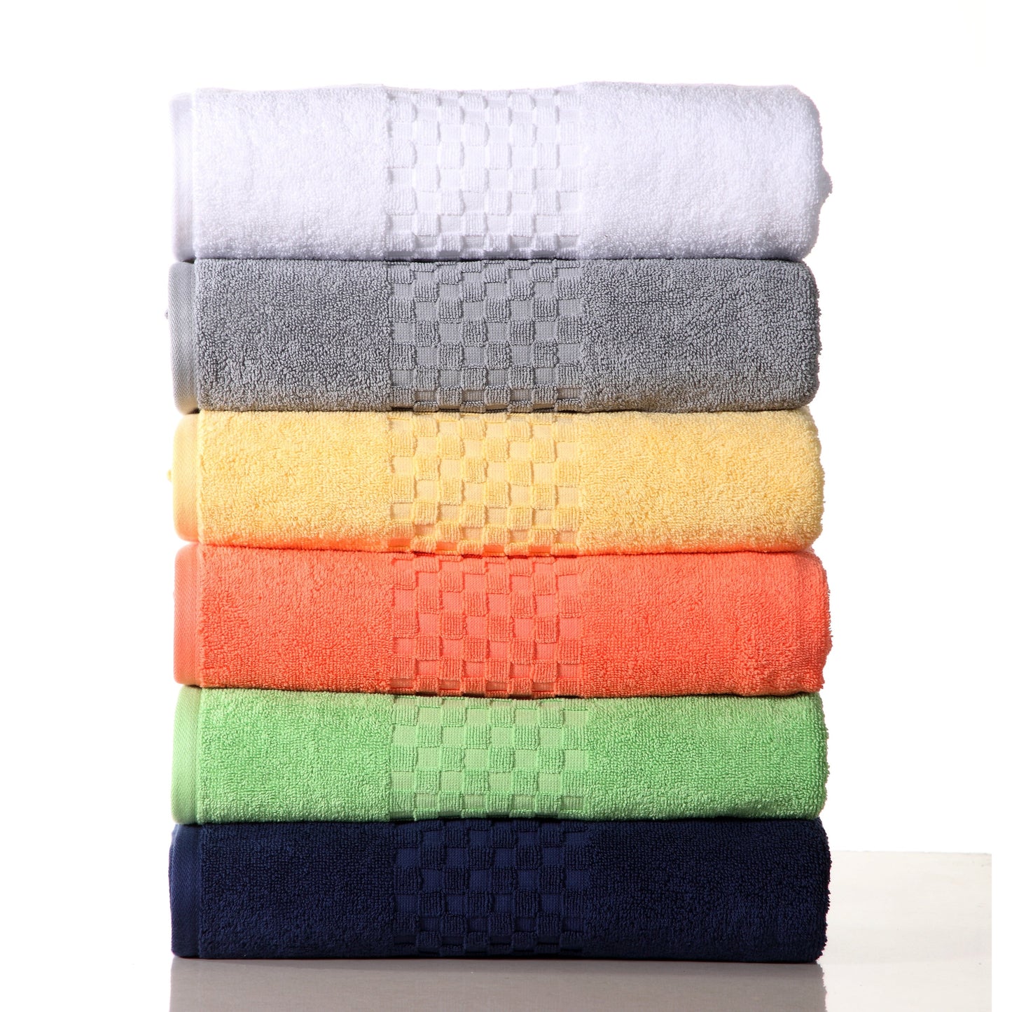 Luxurious Absorbent 650 GSM Combed Cotton 6-piece Towel Set