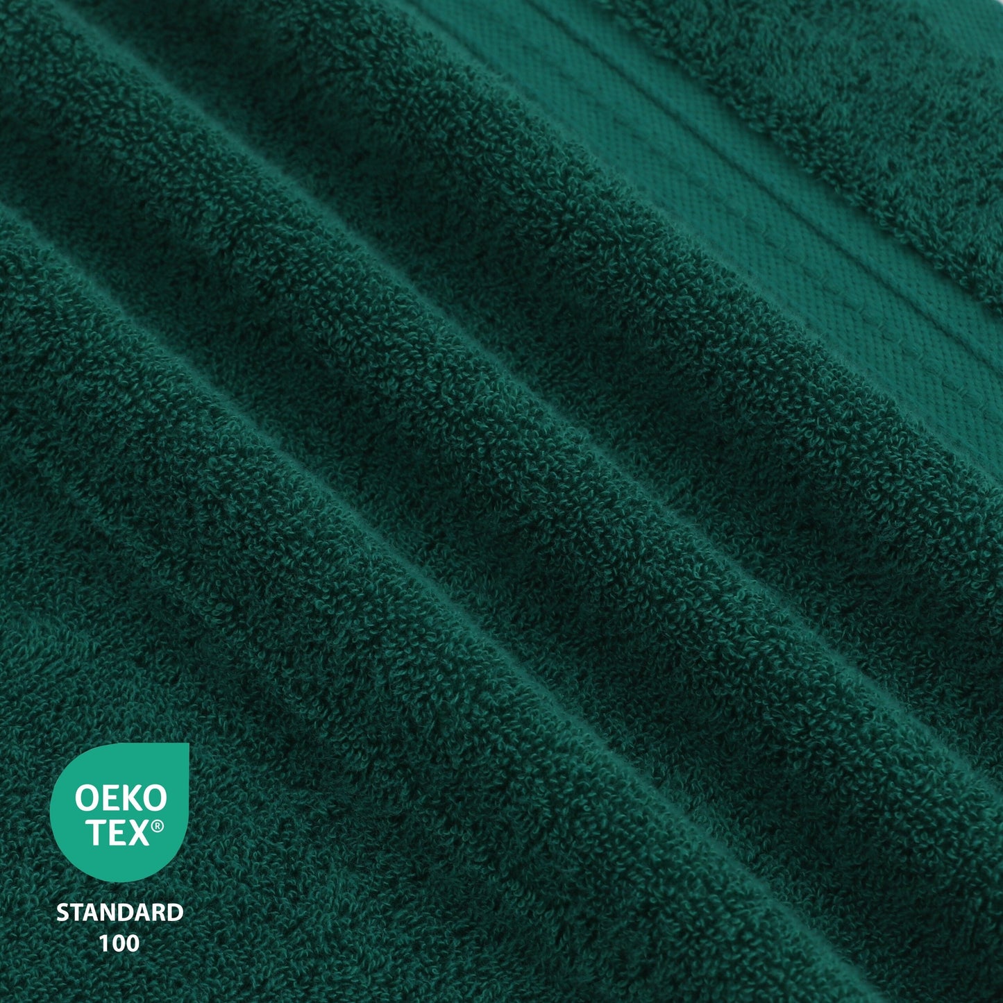 Luxurious Absorbent 650 GSM Combed Cotton 6-piece Towel Set