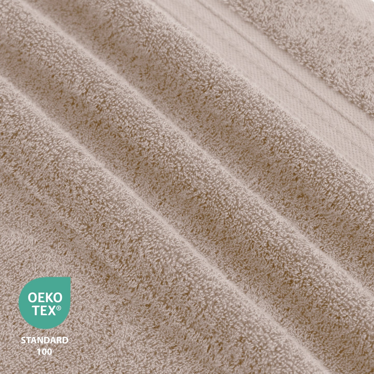 Luxurious Absorbent 650 GSM Combed Cotton 6-piece Towel Set