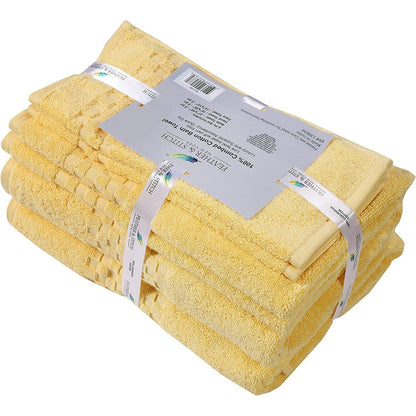 Luxurious Absorbent 650 GSM Combed Cotton 6-piece Towel Set