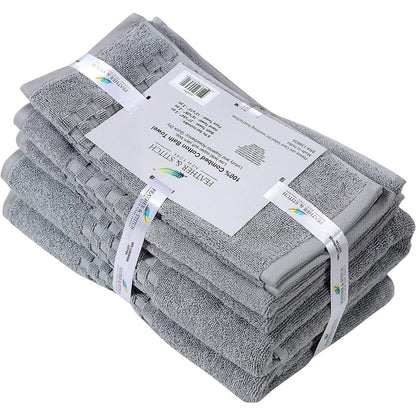 Luxurious Absorbent 650 GSM Combed Cotton 6-piece Towel Set