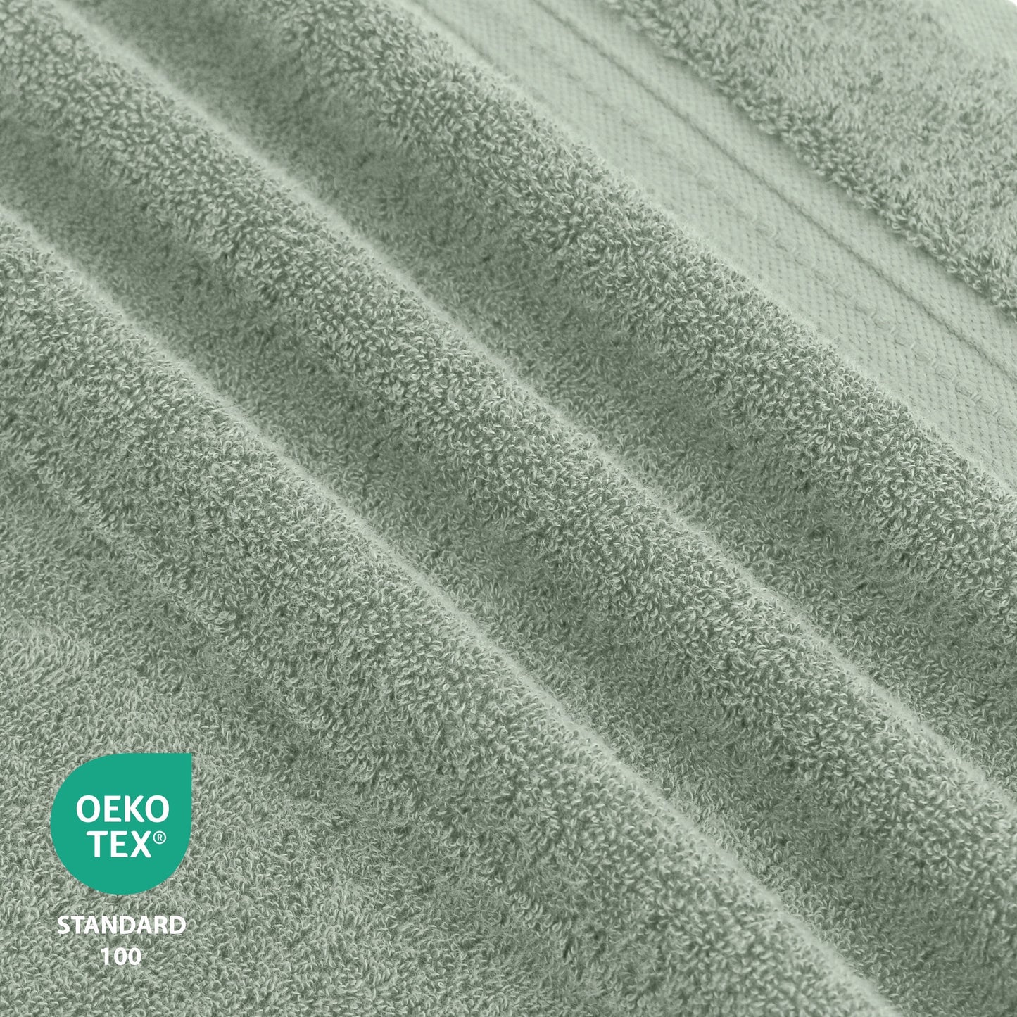 Luxurious Absorbent 650 GSM Combed Cotton 6-piece Towel Set