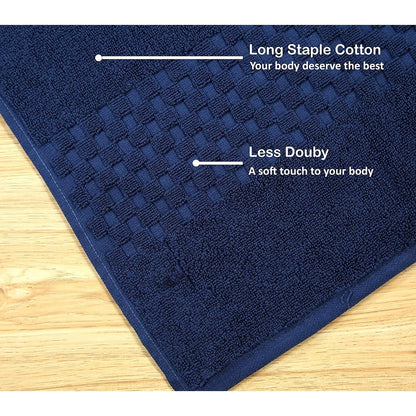 Luxurious Absorbent 650 GSM Combed Cotton 6-piece Towel Set