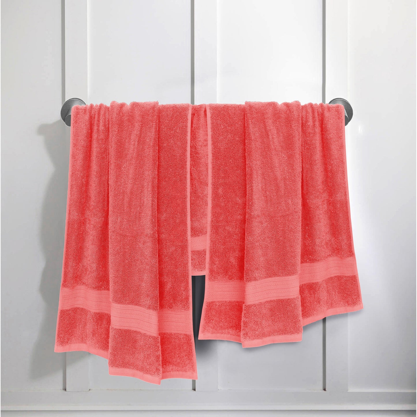 Luxurious Absorbent 650 GSM Combed Cotton 6-piece Towel Set