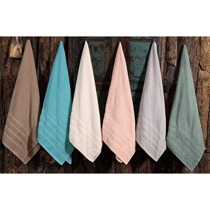 Luxurious Absorbent 650 GSM Combed Cotton 6-piece Towel Set