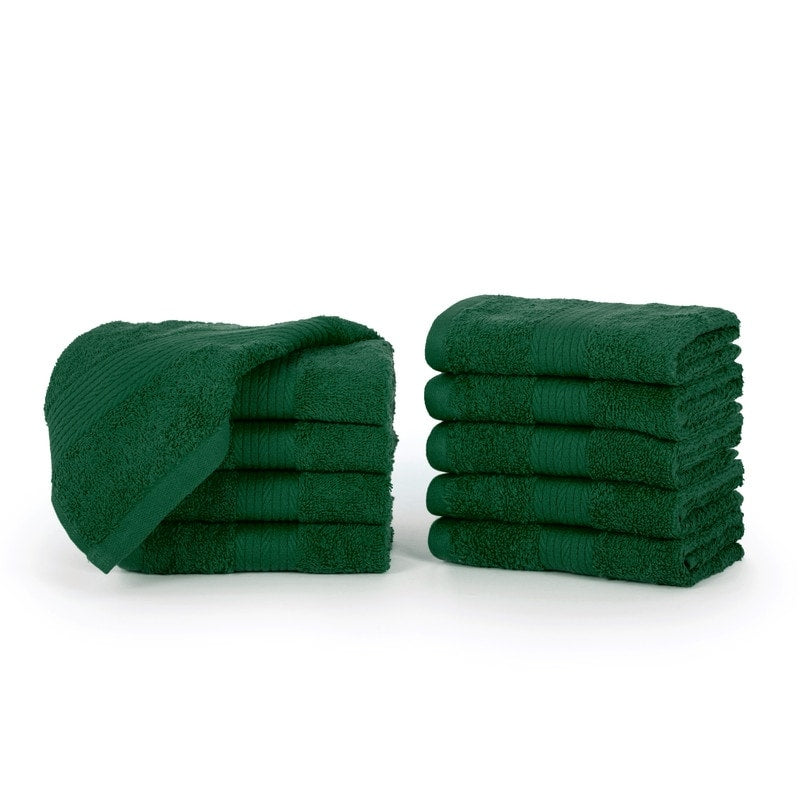 Luxurious Cotton 600GSM Soft Wash Cloths 12X12 Inch by Ample Decor - 10 Pcs