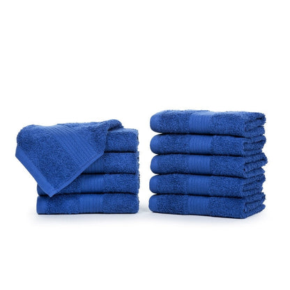 Luxurious Cotton 600GSM Soft Wash Cloths 12X12 Inch by Ample Decor - 10 Pcs