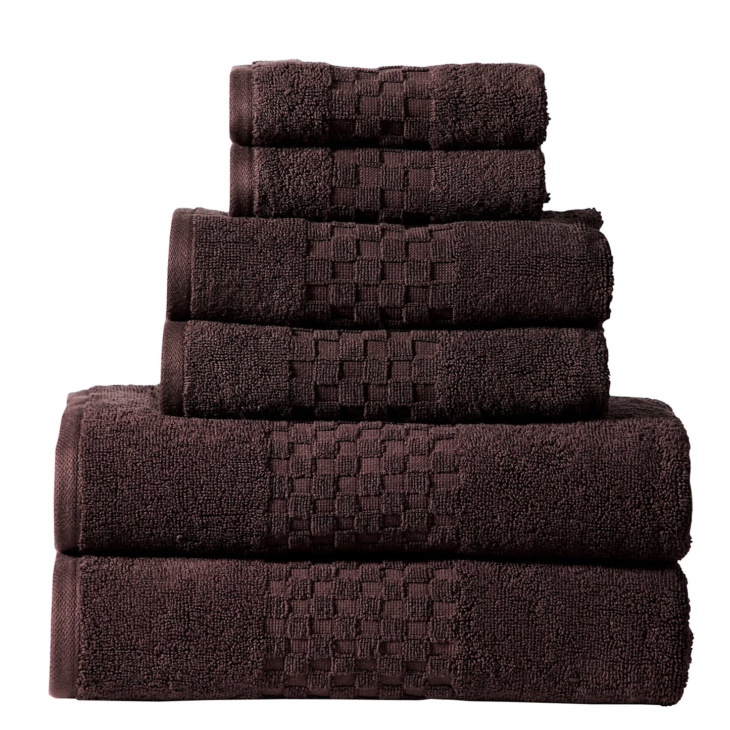 Luxurious Absorbent 650 GSM Combed Cotton 6-piece Towel Set