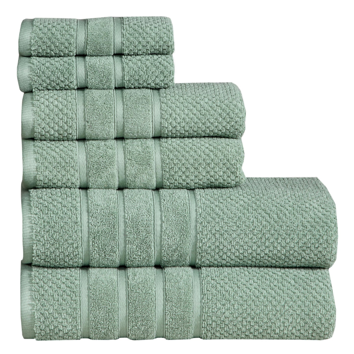 Luxurious Absorbent 650 GSM Combed Cotton 6-piece Towel Set