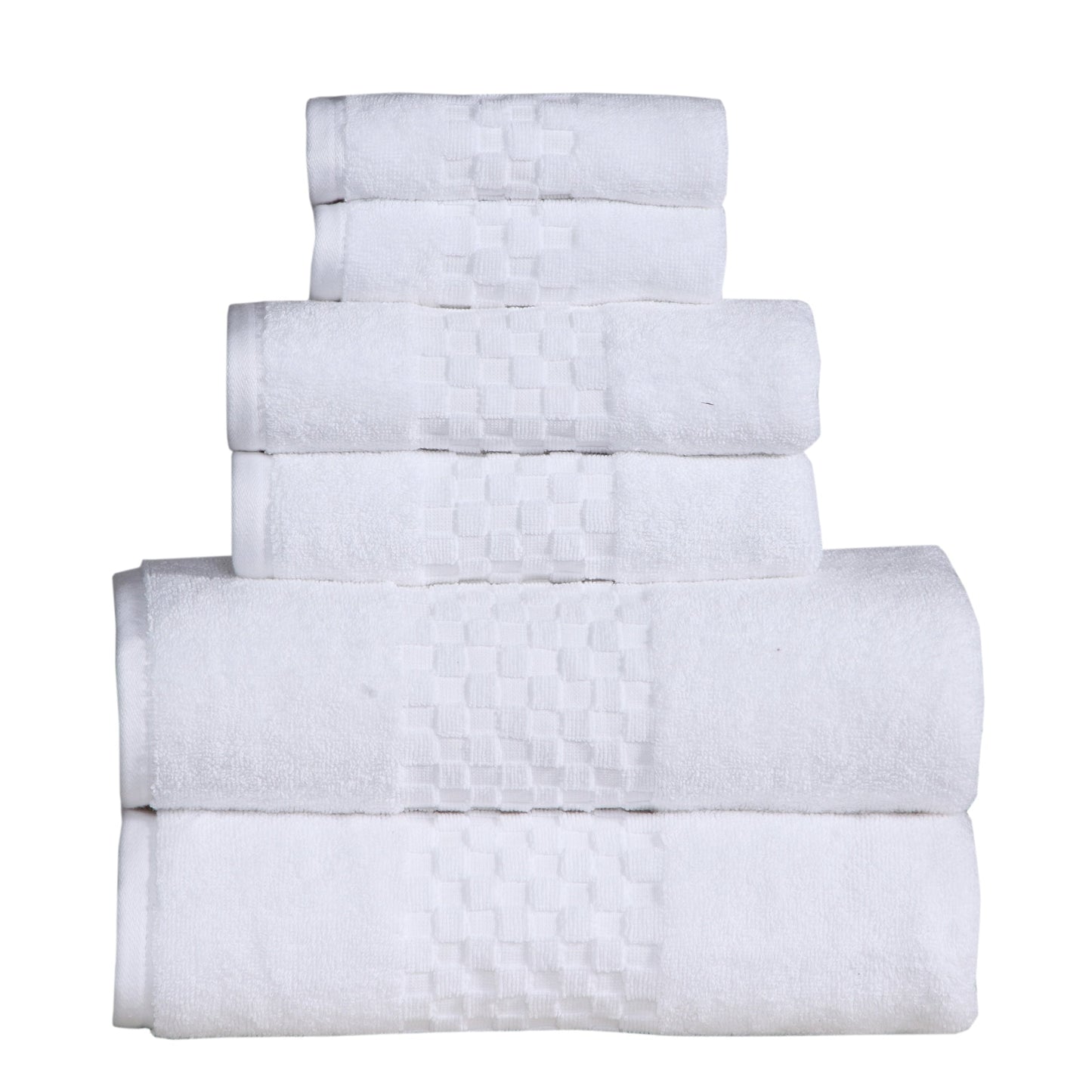 Luxurious Absorbent 650 GSM Combed Cotton 6-piece Towel Set