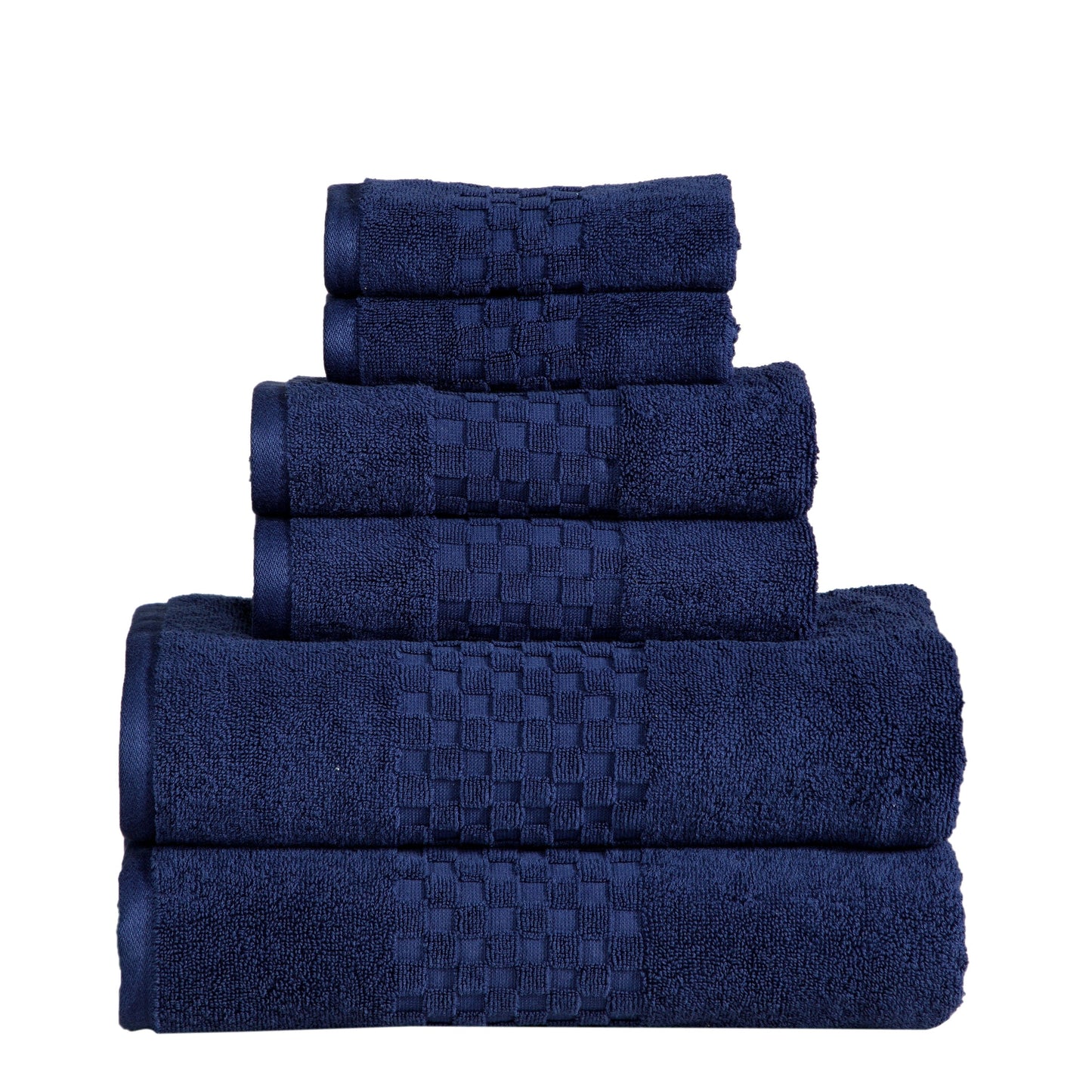 Luxurious Absorbent 650 GSM Combed Cotton 6-piece Towel Set