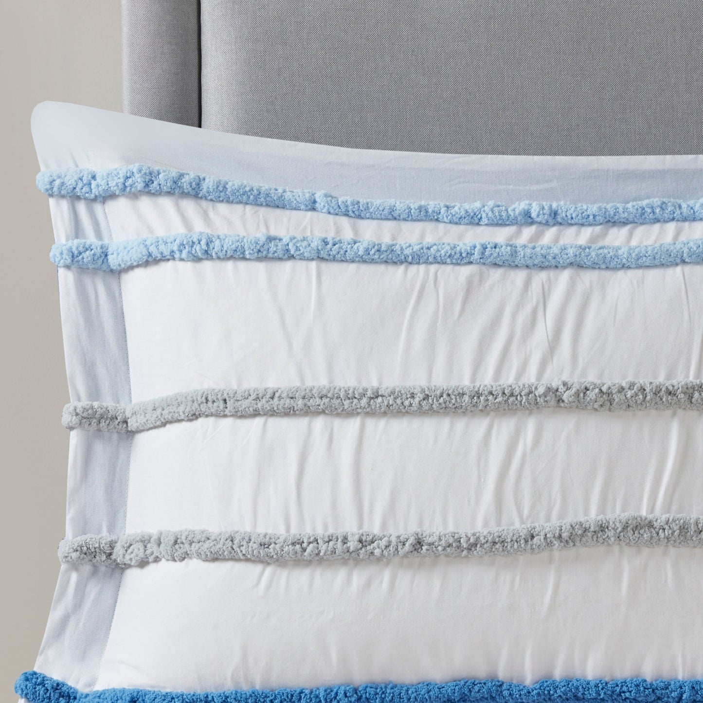 Mackenzie Cotton Duvet Cover Set with Chenille Trim by Intelligent Design Kids