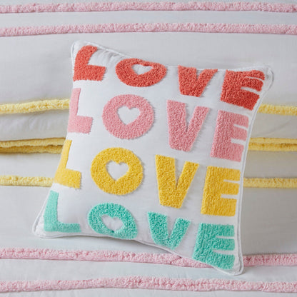 Mackenzie Cotton Duvet Cover Set with Chenille Trim by Intelligent Design Kids