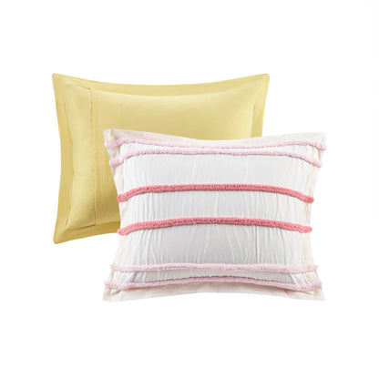 Mackenzie Cotton Duvet Cover Set with Chenille Trim by Intelligent Design Kids