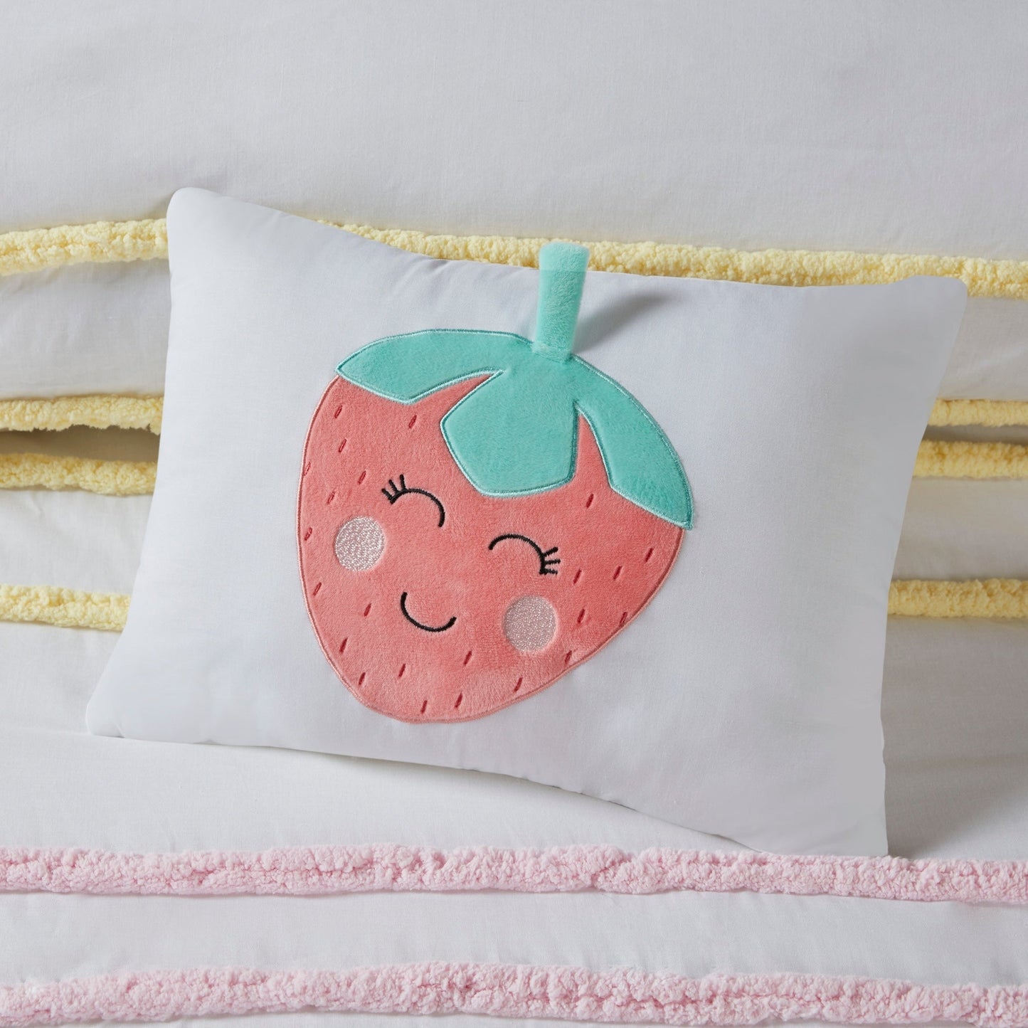 Mackenzie Cotton Duvet Cover Set with Chenille Trim by Intelligent Design Kids