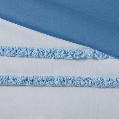 Mackenzie Cotton Duvet Cover Set with Chenille Trim by Intelligent Design Kids