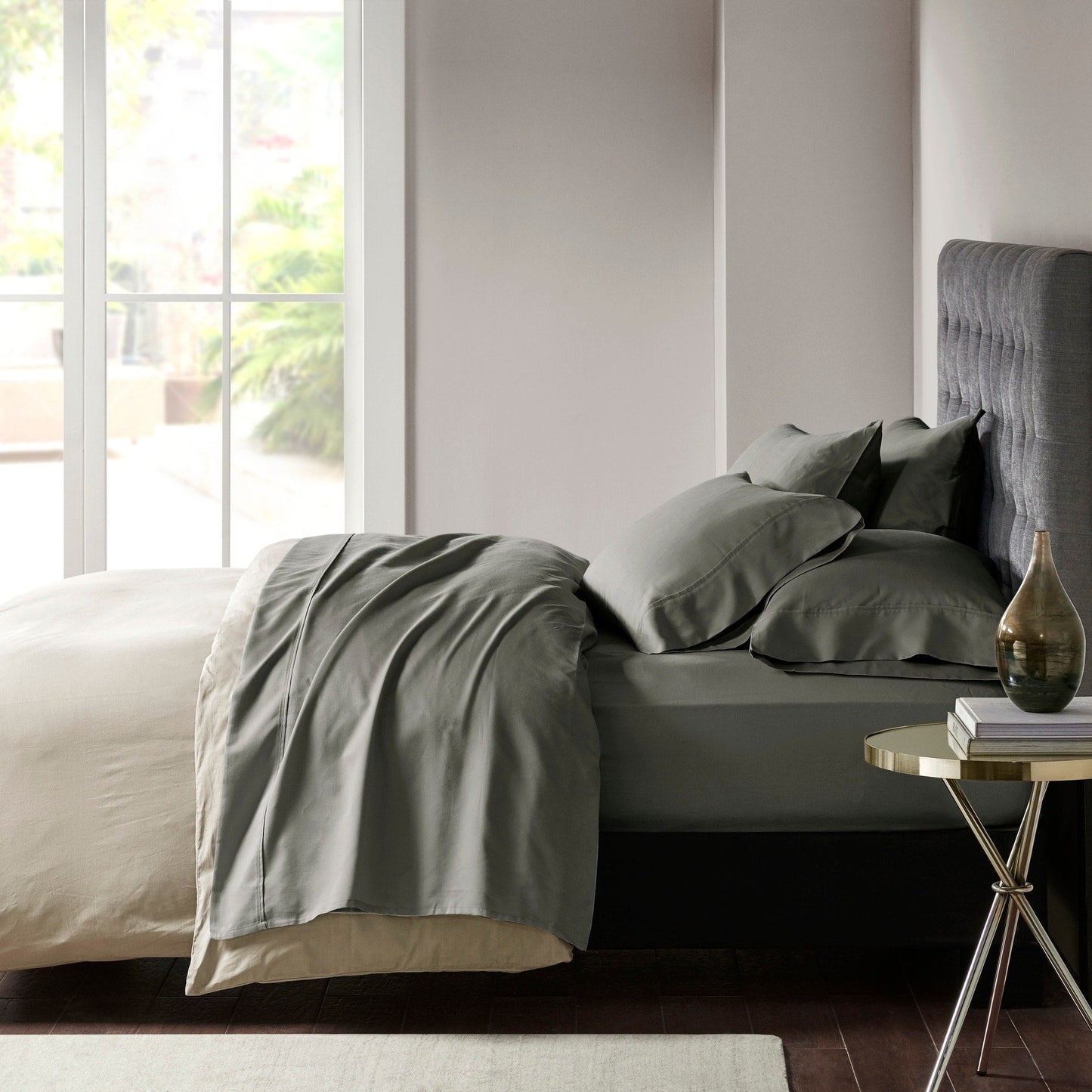 Madison Park 800 Thread Count Cotton Blend Sateen Sheet Set